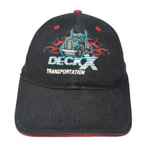 Deck X Transportation Slideback Baseball Cap Black One Size AJM International
